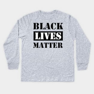 Black Lives Matter Kids Long Sleeve T-Shirt